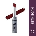 Glam 21 Long Lasting Non-Transfer Lipstick|Creamy Matte Formula | Smudge-Free | HD-Colored lips - 2.8gm | Nude Hue-27 - Fast Shipping to USA & Canada - Image 3