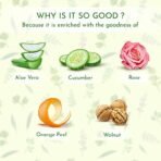 Moha: Herbal Face Wash 200 ml with Herbal Scrub 50 ml | Aloe, Cucumber, Rose, Neem and Yashtimadhu | Combo Pack of 2 - Fast Shipping to USA & Canada - Image 5