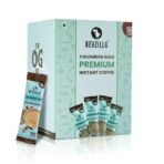 Bevzilla 96 Instant Coffee Powder Sachets (Colombian Gold) - 192 Grams|Hot & Cold Coffee|Makes 96 Cups|100% Arabica Coffee|Strong Coffee|Easy To Carry|Best Coffee|Espresso, Latte, Cappuccino|Premium - Fast Shipping to USA & Canada - Image 2