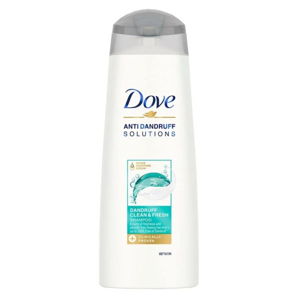 Dove Dandruff Clean & Fresh Shampoo for Dry, Itchy & Flaky Scalp, 180 ml - Fast Shipping to USA & Canada