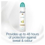Dove Deodorant For Women, Antiperspirant Body Spray For Long Lasting Odour Protection, Skin Friendly Deo, Alcohol Free, Paraben Free, 250 ml (Pear & Aloe Vera) - Fast Shipping to USA & Canada - Image 4
