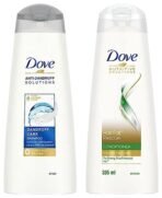 Dove Anti Dandruff Solutions Shampoo 340 ml & Dove Hair Fall Rescue Conditioner 335 ml - Fast Shipping to USA & Canada - Image 2