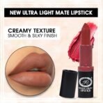 FASHION COLOUR Fabulous Satin Matte | Long Stay Upto 6 Hrs | Waterproof | Smudge Proof and Lipstick for Women | Single Swipe Application | Matte Finish | 4g | Garnet - Fast Shipping to USA & Canada - Image 3