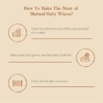 Baby Forest Mulmul Baby Wipes | Ultra-Soft Baby Wet Wipes | Water Based Wipes | Chemical Free & Organic Baby Wipes | 3x Thicker & Softer Wipes | 72 Wipes | Pack of 3 - Fast Shipping to USA & Canada - Image 7