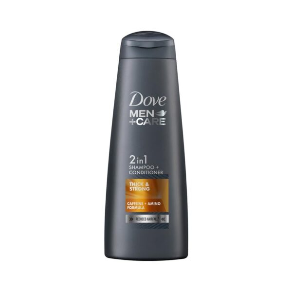 Dove Men+Care Thick & Strong 2in1 Shampoo+Conditioner, 340 ml - Fast Shipping to USA & Canada