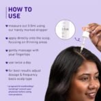 Plum Hair Serum | with Rosemary, 3% Redensyl, 4% Anagain, 3% Baicapil, & Ginseng Extract | for Men & Women | 30ml - Fast Shipping to USA & Canada - Image 5