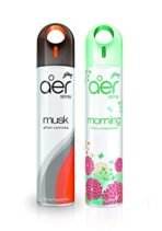 Godrej aer spray, Air Freshener for Home & Office - Musk After Smoke & Morning Misty Meadows | Long-Lasting Fragrance | Pack of 2 (240 ml each) - Fast Shipping to USA & Canada - Image 2