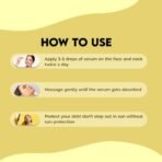 Jovees Herbal 5% Glycolic Acid Brightening Serum With 5% Niacinamide Yuzu Lemon & Hyaluronic Acid | Improves Skin Texture & Uneven Skin | For All Skin Types | 30 ml - Fast Shipping to USA & Canada - Image 5