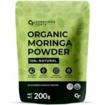 Carbamide Forte 100% Organic Moringa Powder - Moringa Oleifera - USDA Certified | Moringa Leaves Powder | Moringa Powder Organic for Immunity, Digestion & Energy | Drumstick Leaves Powder - 200g - Fast Shipping to USA