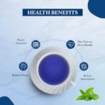 Golden Tips Butterfly Pea Flower Tea Turquoise Trail Herbal Infusion Tea (100gm- 50 Cups) - Fast Shipping to USA & Canada - Image 4