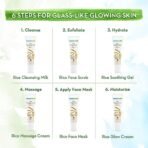 Mamaearth Rice Facial Kit With Rice Water & Niacinamide for Glass Skin - 60 g | Salon-Like Glowing Skin in 6 Easy Steps | Improves Skin Texture | Instant Glow | Suitable for all skin types - Fast Shipping to USA & Canada - Image 4