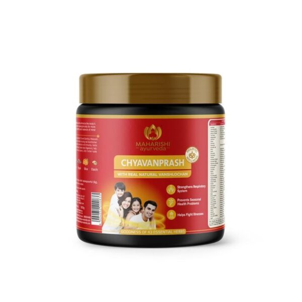 Maharishi Ayurveda Authentic Chyavanprash | Immunity Booster For All Seasons Chyawanprash | With Pure Vanshlochan | For Strength & Stamina (500gm)