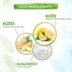 Mamaearth Lemon Anti-Dandruff Shampoo with Lemon & Ginger for Itchy & Flaky Scalp | Reduces Up to 100% Dandruff | Soothes Itchiness | For Men & Women | 250 ml - Fast Shipping to USA & Canada - Image 6