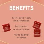 Jovees Herbal Bridal Brightening Facial Kit For Brighter & Radiant Glow With 5 Easy Steps | Kit for Reduced Pigmentation Improves Uneven Skin Tone, Dark Spots & Dullness- Multiple Use - Fast Shipping to USA & Canada - Image 5