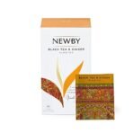 Newby Black Tea & Ginger Tea Bags | 25 Counts | Refreshing Taste of Spicy Ginger & Citrusy Lemon, Enjoy With & Without Milk | 50 gm - Fast Shipping to USA & Canada - Image 2