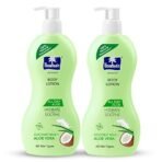 Parachute Advansed All Day Aloe Body Lotion with Coconut Milk & Aloe Vera, 100% Natural Moisturisers, (Pack of 2) - Fast Shipping to USA & Canada - Image 2