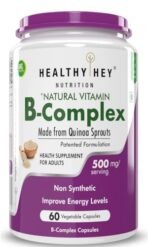 HealthyHey Nutrition Vitamin B-Complex - 60 Vegetable Capsules - Fast Shipping to USA - Image 2