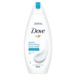 Dove Gentle Exfoliating Nourishing Body Wash, Mild Cleanser Moisturizes Skin, Balances Ph, For All Skin Type, 250 ml - Fast Shipping to USA & Canada