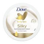 Dove Body Love Silky Pampering Body Cream For All Skin Types Paraben Free, 24hrs Moisturisation With Plant based Moisturiser Silky Soft Skin 300g - Fast Shipping to USA & Canada - Image 2