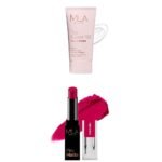MILA Beaute The Flawless Makeup Primer | Primer for Face Makeup For All Skin Types Pro Matte Lipstick | Creamy Matte Lipstick | Shade - Gangubai, 4.2g - Fast Shipping to USA & Canada