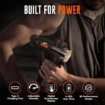 Beardo Deep Tissue Massage Gun | Sports Massager | Full Body Massager Machine for Pain Relief | 99 Performance Modes | Massage Machine for Body Pain | Faster Muscle Recovery with Multiple Attachments | Massage Gun For Men - Fast Shipping to USA & Canada - Image 4