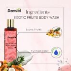 Deewal Exotic Fruit Body Wash - Invigorating & Nourishing Cleanser for Fresh, Supple Skin | Natural & Organic Skincare | Sulfate-Free | 200ml - Fast Shipping to USA & Canada - Image 4