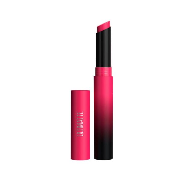 Maybelline New York Lipstick, Matte Finish, Bold Colour, Enriched With Jojoba Oil, Color Sensational Ultimattes, 399 More Magenta, 1.7 g - Fast Shipping to USA & Canada