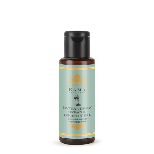 Kama Ayurveda Extra Virgin Organic Coconut Oil - 50ml - Fast Shipping to USA & Canada