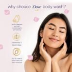 Dove Soothing Rose & Aloe Vera Body Wash for Replenished Skin, Refreshing Scent 1L - Fast Shipping to USA & Canada - Image 6