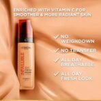 L'Oreal Paris Liquid Foundation, Oil Absorbing Formula, Transferproof, Heatproof and Long-lasting, Infallible 32H Fresh Wear, 140 Golden Beige, 30ml - Fast Shipping to USA & Canada - Image 7