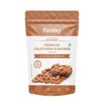Farmley California Almonds Whole 250g | High Fiber & Protein | Premium Badam Giri | Value Pack (Pack of 1) - Fast Shipping to USA & Canada - Image 2