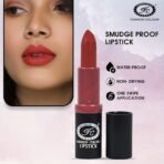 FASHION COLOUR Fabulous Satin Matte | Long Stay Upto 6 Hrs | Waterproof | Smudge Proof and Lipstick for Women | Single Swipe Application | Matte Finish | 4g | Garnet - Fast Shipping to USA & Canada - Image 7