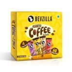 Bevzilla 60 Instant Coffee Powder Sachets(4 Flavours) - 120 Grams | Turkish Hazelnut, Colombian Gold, French Vanilla & English Butterscotch | 15 Sachets Each Flavour| Makes 60 Cups| 100 % Arabica Coffee| Strong Coffee - Fast Shipping to USA & Canada - Image 3