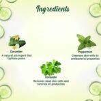 Biotique Cucumber Pore Tightening Toner| Ayurvedic and Organically Pure| Maintains Skin?s Natural pH |100% Botanical Extracts| Suitable for Normal & Oily Skin Types| 120mL (Pack of 2) - Fast Shipping to USA & Canada - Image 6