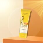 Jovees Herbal Sandalwood Natural Sun Cover SPF 30 | Protect From Sun Damage, UVA/UVB Rays & Blue Light | Lightweight and Oil Free Sunscreen For All Skin Type 100g - Fast Shipping to USA & Canada - Image 5