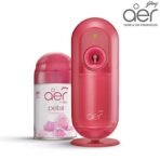 Godrej aer matic, Automatic Air Freshener Kit with Flexi Control - Violet Valley Bloom (225 ml) & matic, Automatic Air Freshener Kit with flexi control - Petal Crush Pink (225 ml) Combo - Fast Shipping to USA & Canada - Image 7