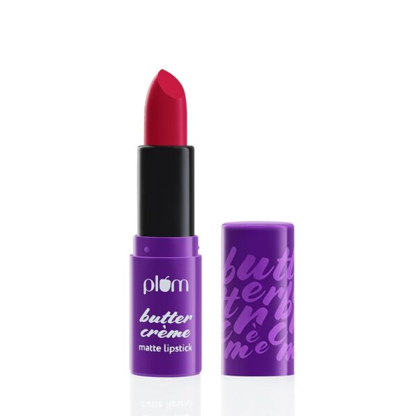 Plum Butter Cr?me Matte Lipstick | Creamy Matte Finish | Highly Pigmented | With Shea Butter, Rosehip Oil & Vitamin E | 100 Vegan & Cruelty Free | 135 Ruby Who? - Fast Shipping to USA & Canada