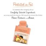 Bigelow Tea Ginger Peach Turmeric Herbal Tea Freshness & Aroma Caffeine Free 20 Tea Bags Net Wt 0.98oz (27gm) - Fast Shipping to USA & Canada - Image 5