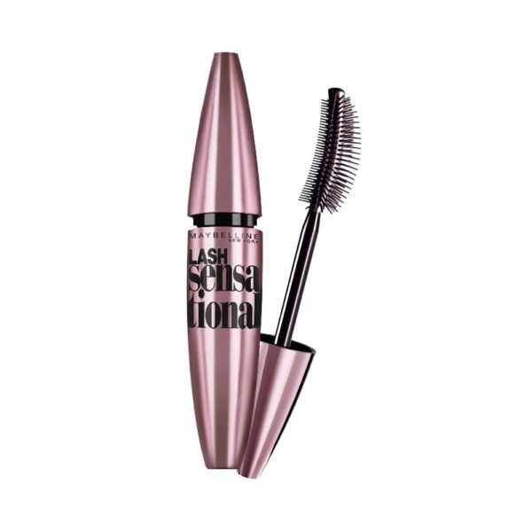 Maybelline New York Mascara, No-clumping, Fanning Brush, Waterproof, Lash Sensational, Black, 9ml - Fast Shipping to USA & Canada