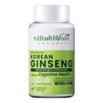 HEALTH VEDA ORGANICS PRIVATE LIMITED Korean Red Ginseng 1000 mg | 60 Veg Capsules | Supports Energy, Vitality & Strength | For Men & Women - Fast Shipping to USA