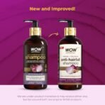 WOW Skin Science Onion Shampoo - 300 ml (Pack of 2) | Helps Control Hair Fall & Promotes Hair Growth | For Stronger Hair | With Red Onion Seed Oil Extract, Black Seed Oil & Pro-Vitamin B5 - Fast Shipping to USA & Canada - Image 3