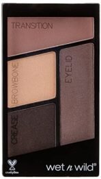 Wet n Wild, Color Icon Eyeshadow Quads, Eyeshadow Palette with Shiny and Matte Multicolor Eyeshadows, Long-Lasting and Easy-to-blend Formula, Silent Treatment - Fast Shipping to USA & Canada - Image 3