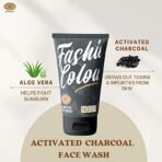 FASHION COLOUR CHARCOAL FACEWASH | Detoxifies Skin | Unclogs Pores | Anti-Pollution| Deep Pore Cleaning & Oil Control | Skin Purifying & Deep Detox Formula | For Men & Women | 130g - Fast Shipping to USA & Canada - Image 3