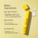 Foxtale SPF 70 Niacinamide Dewy Sunscreen with PA++++ For Dewy Sun Protection| Prevents Tan | Lightenweight, Non Greasy, No White Cast | Anti-Tan Formula | For Spot Depigmentation| Men & Women | 50 Ml - Fast Shipping to USA & Canada - Image 6