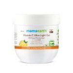 Mamaearth Vitamin C Ultra Light Gel Oil-Free Moisturizer For Face, Body and Hands; with Vitamin C & Aloe Vera Water for Glowing Hydration - 200 ml - Fast Shipping to USA & Canada