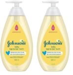 Johnson's Baby Top to Toe Baby Bath | 100% Soap Free Body Wash for All Skin Types | 500ml (Pack of 2) - Fast Shipping to USA & Canada