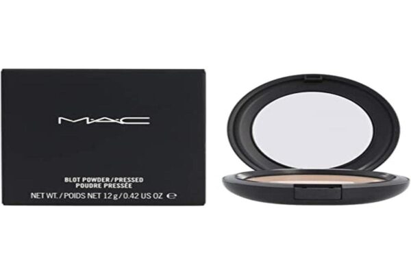 Mac Cosmetics Blot Pressed Powder 0.42oz./12g Medium Dark - Fast Shipping to USA & Canada