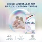 KamaSutra SkinFEEL Thinnest Condom for Men | Skin to Skin Sensation | Combo Pack of 20 - Fast Shipping to USA - Image 5