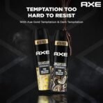 Axe Dark Temptation Men's Deodorant + Axe Gold Temptation Long Lasting Deodorant Bodyspray For Men, With An Irresistible Scent 215ml, Pack of 2 - Fast Shipping to USA & Canada - Image 5