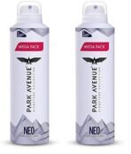 Park Avenue Men Neo Signature Collection |Aerosol Deodorant | Fresh Long-Lasting Aroma | 220Ml, Pack Of 2 - Fast Shipping to USA & Canada